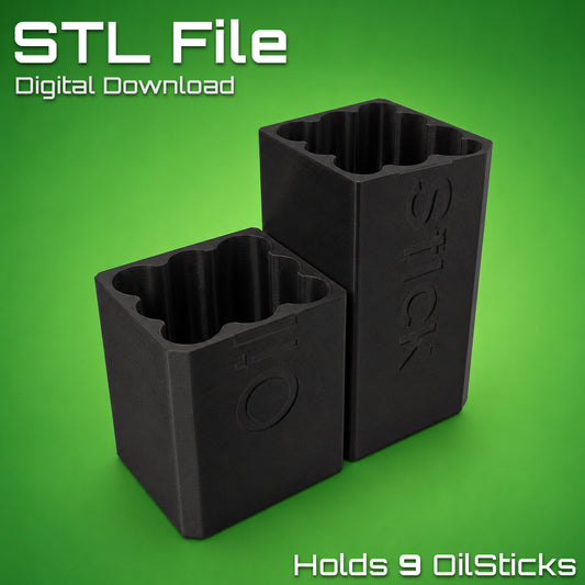 OilStick 9-Pack Case | STL File
