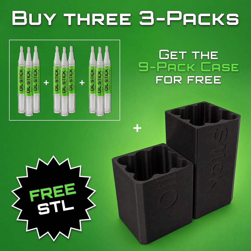 OilStick 9-Pack Case | STL File